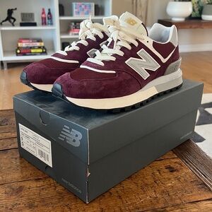 New Balance 574 OG Burgundy
